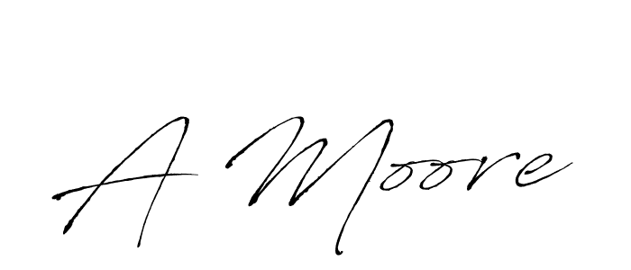 How to make A Moore signature? Antro_Vectra is a professional autograph style. Create handwritten signature for A Moore name. A Moore signature style 6 images and pictures png