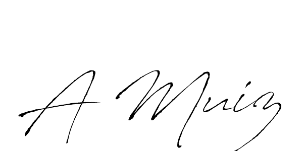 You should practise on your own different ways (Antro_Vectra) to write your name (A Muiz) in signature. don't let someone else do it for you. A Muiz signature style 6 images and pictures png