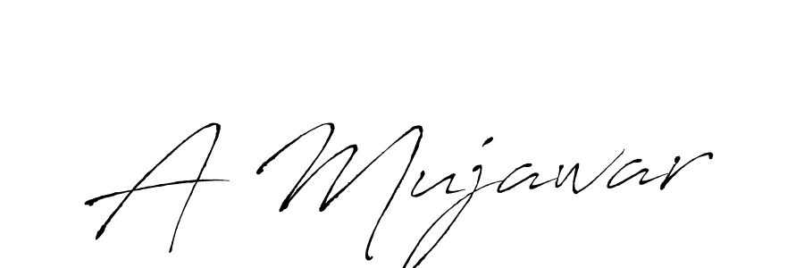 The best way (Antro_Vectra) to make a short signature is to pick only two or three words in your name. The name A Mujawar include a total of six letters. For converting this name. A Mujawar signature style 6 images and pictures png