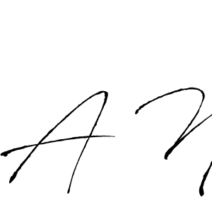 How to make A N name signature. Use Antro_Vectra style for creating short signs online. This is the latest handwritten sign. A N signature style 6 images and pictures png