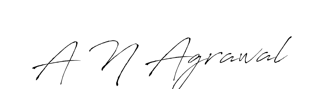 How to make A N Agrawal name signature. Use Antro_Vectra style for creating short signs online. This is the latest handwritten sign. A N Agrawal signature style 6 images and pictures png