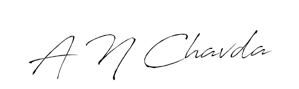 You can use this online signature creator to create a handwritten signature for the name A N Chavda. This is the best online autograph maker. A N Chavda signature style 6 images and pictures png
