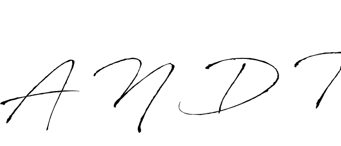 How to make A N D R name signature. Use Antro_Vectra style for creating short signs online. This is the latest handwritten sign. A N D R signature style 6 images and pictures png