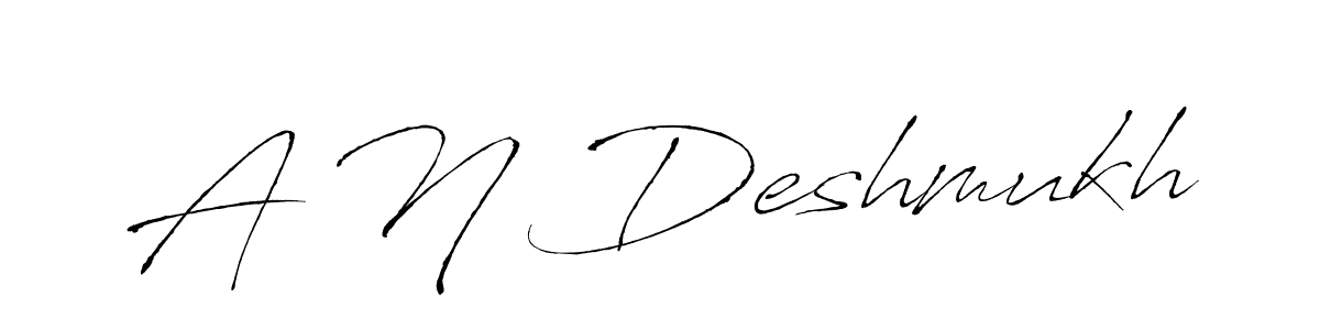 You should practise on your own different ways (Antro_Vectra) to write your name (A N Deshmukh) in signature. don't let someone else do it for you. A N Deshmukh signature style 6 images and pictures png