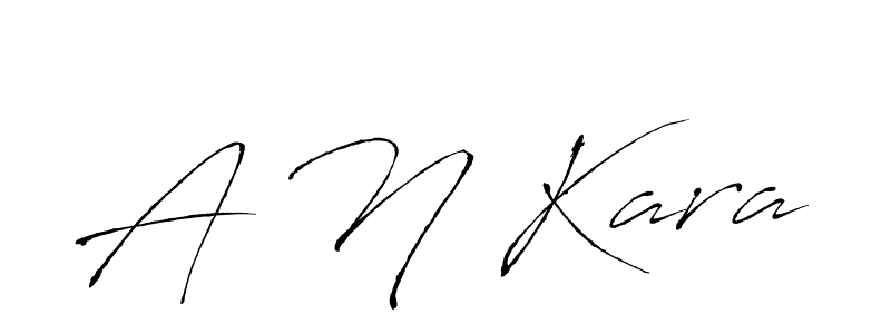 You should practise on your own different ways (Antro_Vectra) to write your name (A N Kara) in signature. don't let someone else do it for you. A N Kara signature style 6 images and pictures png