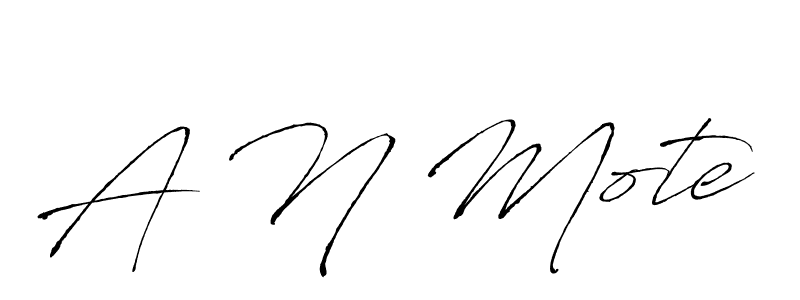 Also You can easily find your signature by using the search form. We will create A N Mote name handwritten signature images for you free of cost using Antro_Vectra sign style. A N Mote signature style 6 images and pictures png