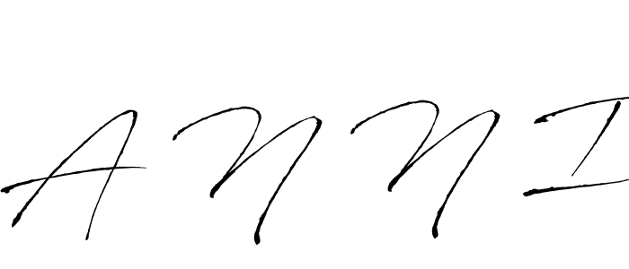 Design your own signature with our free online signature maker. With this signature software, you can create a handwritten (Antro_Vectra) signature for name A N N I. A N N I signature style 6 images and pictures png