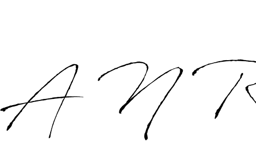 The best way (Antro_Vectra) to make a short signature is to pick only two or three words in your name. The name A N R include a total of six letters. For converting this name. A N R signature style 6 images and pictures png