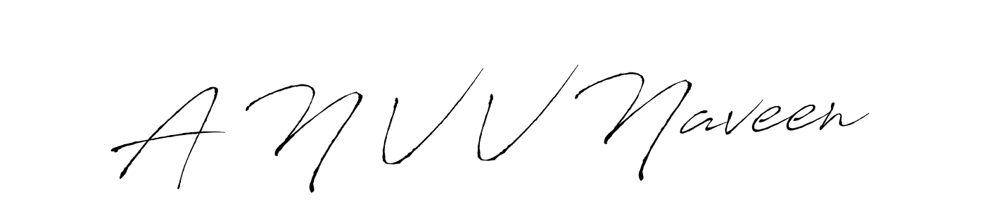 How to Draw A N V V Naveen signature style? Antro_Vectra is a latest design signature styles for name A N V V Naveen. A N V V Naveen signature style 6 images and pictures png