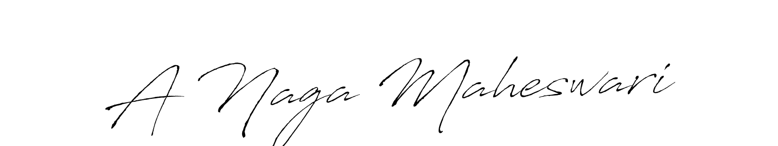 The best way (Antro_Vectra) to make a short signature is to pick only two or three words in your name. The name A Naga Maheswari include a total of six letters. For converting this name. A Naga Maheswari signature style 6 images and pictures png