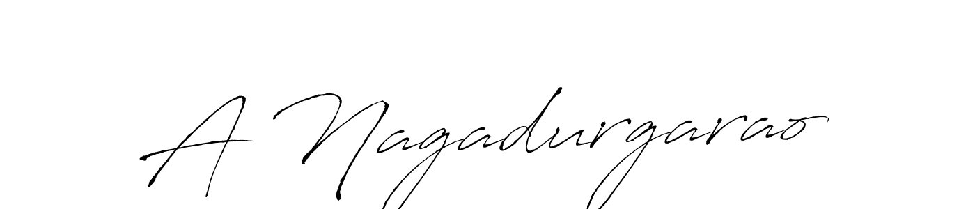 A Nagadurgarao stylish signature style. Best Handwritten Sign (Antro_Vectra) for my name. Handwritten Signature Collection Ideas for my name A Nagadurgarao. A Nagadurgarao signature style 6 images and pictures png