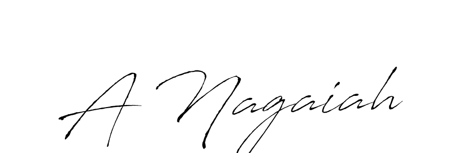 How to make A Nagaiah signature? Antro_Vectra is a professional autograph style. Create handwritten signature for A Nagaiah name. A Nagaiah signature style 6 images and pictures png