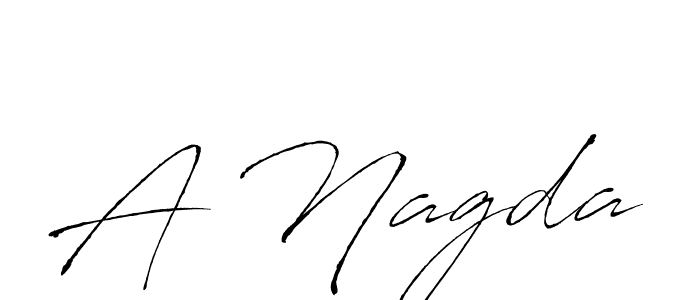 How to make A Nagda name signature. Use Antro_Vectra style for creating short signs online. This is the latest handwritten sign. A Nagda signature style 6 images and pictures png