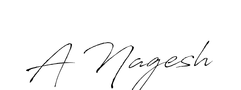 A Nagesh stylish signature style. Best Handwritten Sign (Antro_Vectra) for my name. Handwritten Signature Collection Ideas for my name A Nagesh. A Nagesh signature style 6 images and pictures png