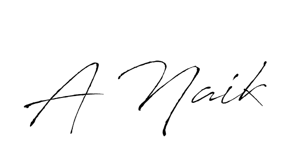 Create a beautiful signature design for name A Naik. With this signature (Antro_Vectra) fonts, you can make a handwritten signature for free. A Naik signature style 6 images and pictures png