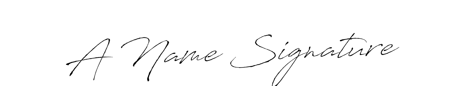 The best way (Antro_Vectra) to make a short signature is to pick only two or three words in your name. The name A Name Signature include a total of six letters. For converting this name. A Name Signature signature style 6 images and pictures png