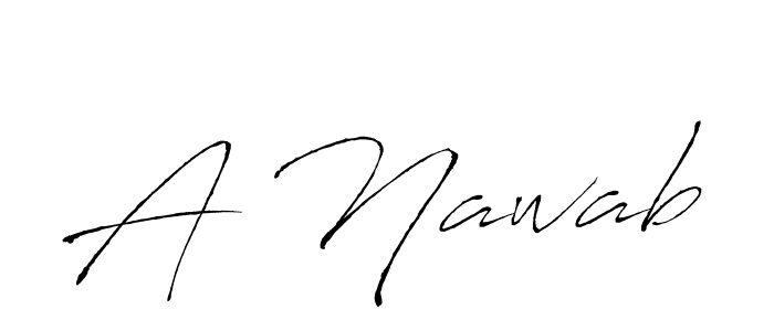 How to make A Nawab name signature. Use Antro_Vectra style for creating short signs online. This is the latest handwritten sign. A Nawab signature style 6 images and pictures png