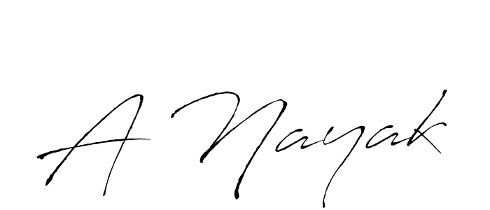 Design your own signature with our free online signature maker. With this signature software, you can create a handwritten (Antro_Vectra) signature for name A Nayak. A Nayak signature style 6 images and pictures png