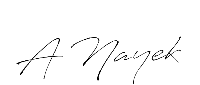 Design your own signature with our free online signature maker. With this signature software, you can create a handwritten (Antro_Vectra) signature for name A Nayek. A Nayek signature style 6 images and pictures png