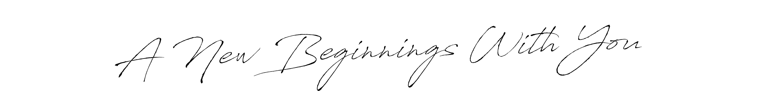 You can use this online signature creator to create a handwritten signature for the name A New Beginnings With You. This is the best online autograph maker. A New Beginnings With You signature style 6 images and pictures png