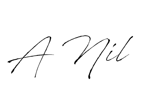 Also You can easily find your signature by using the search form. We will create A Nil name handwritten signature images for you free of cost using Antro_Vectra sign style. A Nil signature style 6 images and pictures png