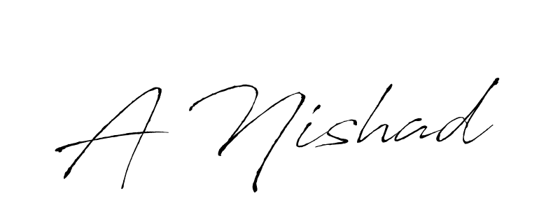 Use a signature maker to create a handwritten signature online. With this signature software, you can design (Antro_Vectra) your own signature for name A Nishad. A Nishad signature style 6 images and pictures png