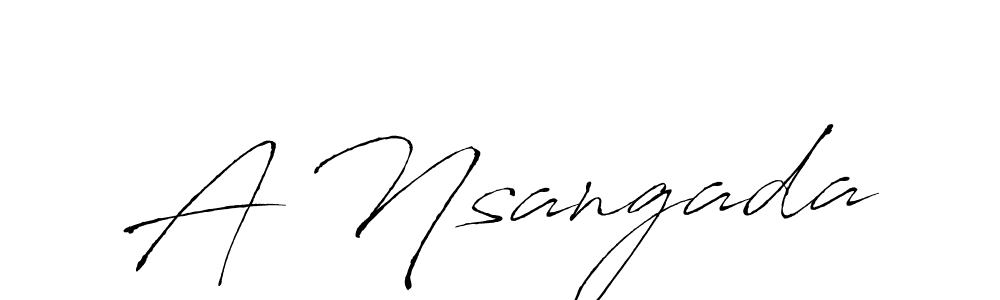 It looks lik you need a new signature style for name A Nsangada. Design unique handwritten (Antro_Vectra) signature with our free signature maker in just a few clicks. A Nsangada signature style 6 images and pictures png