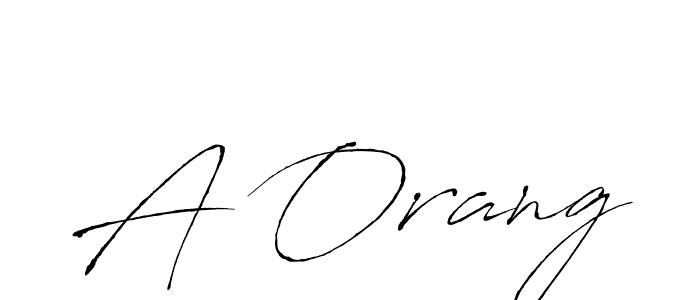 Design your own signature with our free online signature maker. With this signature software, you can create a handwritten (Antro_Vectra) signature for name A Orang. A Orang signature style 6 images and pictures png