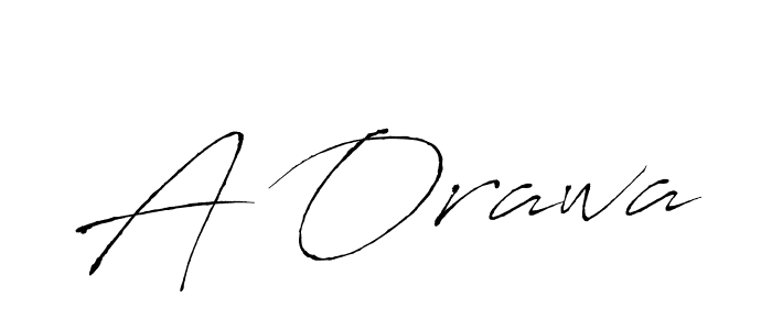 Also You can easily find your signature by using the search form. We will create A Orawa name handwritten signature images for you free of cost using Antro_Vectra sign style. A Orawa signature style 6 images and pictures png