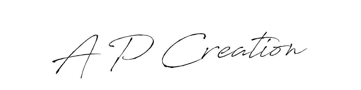 Make a beautiful signature design for name A P Creation. Use this online signature maker to create a handwritten signature for free. A P Creation signature style 6 images and pictures png