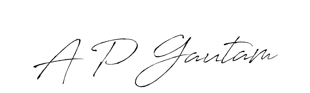 It looks lik you need a new signature style for name A P Gautam. Design unique handwritten (Antro_Vectra) signature with our free signature maker in just a few clicks. A P Gautam signature style 6 images and pictures png