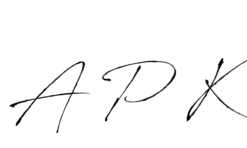 Use a signature maker to create a handwritten signature online. With this signature software, you can design (Antro_Vectra) your own signature for name A P K. A P K signature style 6 images and pictures png