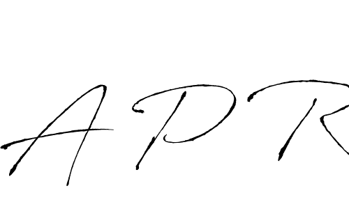 The best way (Antro_Vectra) to make a short signature is to pick only two or three words in your name. The name A P R include a total of six letters. For converting this name. A P R signature style 6 images and pictures png