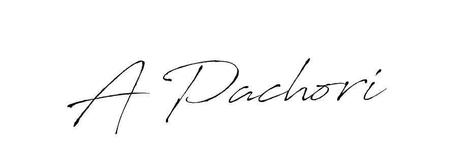 You should practise on your own different ways (Antro_Vectra) to write your name (A Pachori) in signature. don't let someone else do it for you. A Pachori signature style 6 images and pictures png