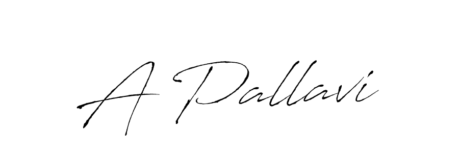 The best way (Antro_Vectra) to make a short signature is to pick only two or three words in your name. The name A Pallavi include a total of six letters. For converting this name. A Pallavi signature style 6 images and pictures png