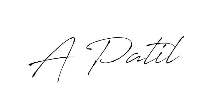 How to make A Patil name signature. Use Antro_Vectra style for creating short signs online. This is the latest handwritten sign. A Patil signature style 6 images and pictures png