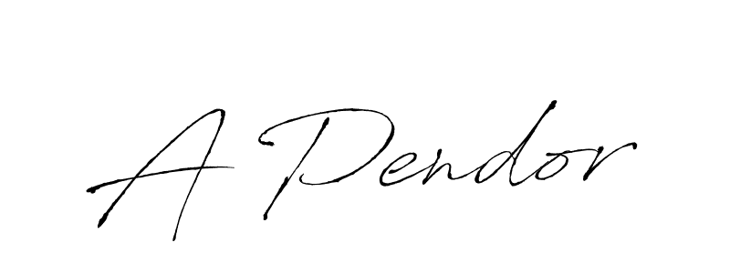 Also You can easily find your signature by using the search form. We will create A Pendor name handwritten signature images for you free of cost using Antro_Vectra sign style. A Pendor signature style 6 images and pictures png