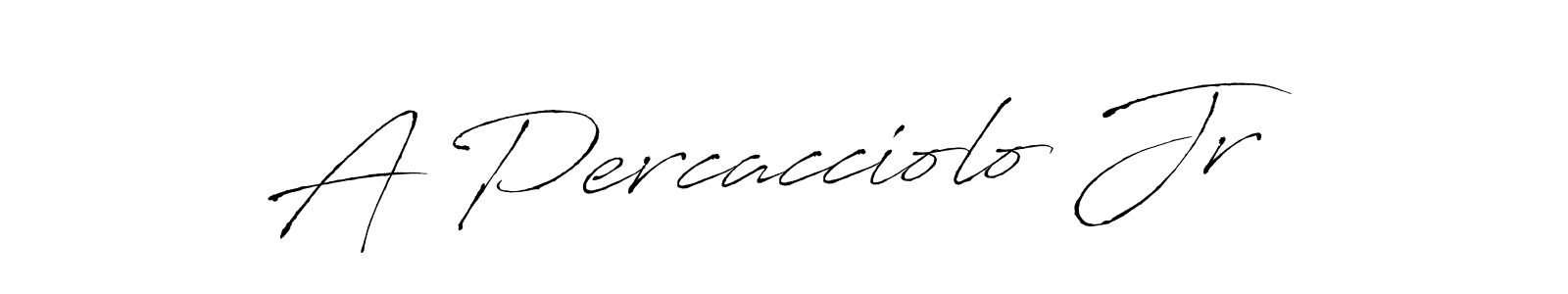 Also we have A Percacciolo Jr name is the best signature style. Create professional handwritten signature collection using Antro_Vectra autograph style. A Percacciolo Jr signature style 6 images and pictures png