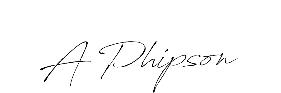 This is the best signature style for the A Phipson name. Also you like these signature font (Antro_Vectra). Mix name signature. A Phipson signature style 6 images and pictures png