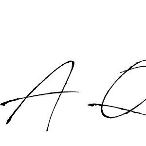 How to make A Q name signature. Use Antro_Vectra style for creating short signs online. This is the latest handwritten sign. A Q signature style 6 images and pictures png