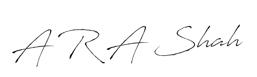 You should practise on your own different ways (Antro_Vectra) to write your name (A R A Shah) in signature. don't let someone else do it for you. A R A Shah signature style 6 images and pictures png