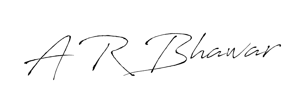 How to make A R Bhawar signature? Antro_Vectra is a professional autograph style. Create handwritten signature for A R Bhawar name. A R Bhawar signature style 6 images and pictures png