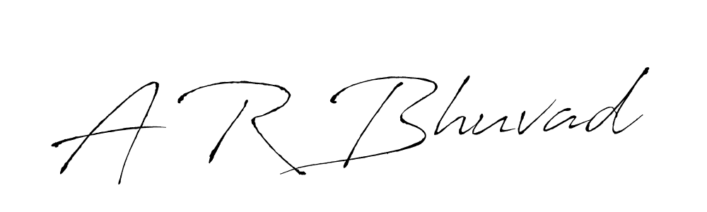 It looks lik you need a new signature style for name A R Bhuvad. Design unique handwritten (Antro_Vectra) signature with our free signature maker in just a few clicks. A R Bhuvad signature style 6 images and pictures png