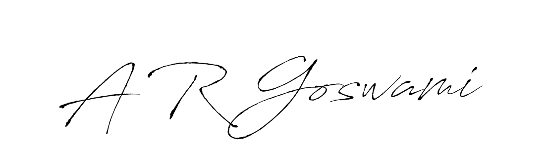 Also You can easily find your signature by using the search form. We will create A R Goswami name handwritten signature images for you free of cost using Antro_Vectra sign style. A R Goswami signature style 6 images and pictures png