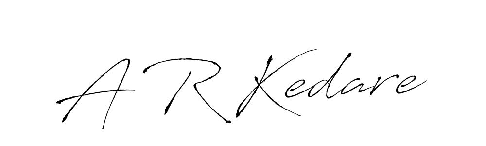 Design your own signature with our free online signature maker. With this signature software, you can create a handwritten (Antro_Vectra) signature for name A R Kedare. A R Kedare signature style 6 images and pictures png