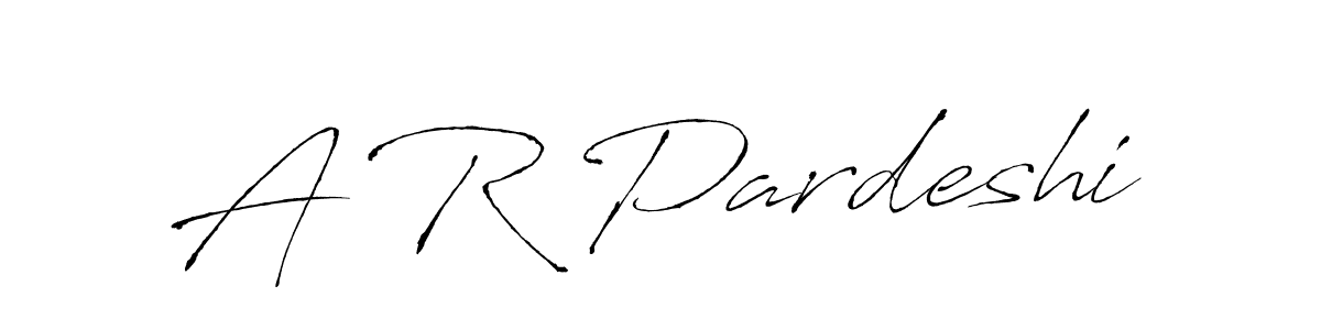 Make a beautiful signature design for name A R Pardeshi. Use this online signature maker to create a handwritten signature for free. A R Pardeshi signature style 6 images and pictures png