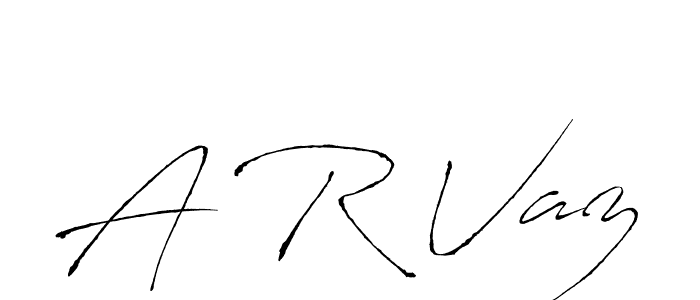 It looks lik you need a new signature style for name A R Vaz. Design unique handwritten (Antro_Vectra) signature with our free signature maker in just a few clicks. A R Vaz signature style 6 images and pictures png