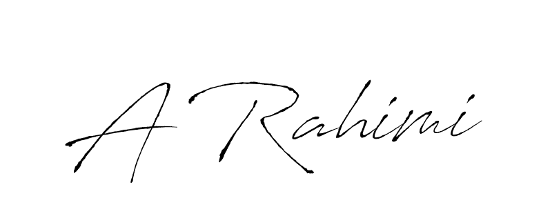 Also You can easily find your signature by using the search form. We will create A Rahimi name handwritten signature images for you free of cost using Antro_Vectra sign style. A Rahimi signature style 6 images and pictures png