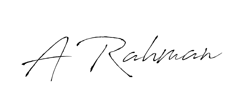 You should practise on your own different ways (Antro_Vectra) to write your name (A Rahman) in signature. don't let someone else do it for you. A Rahman signature style 6 images and pictures png