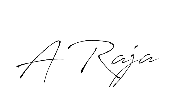 A Raja stylish signature style. Best Handwritten Sign (Antro_Vectra) for my name. Handwritten Signature Collection Ideas for my name A Raja. A Raja signature style 6 images and pictures png